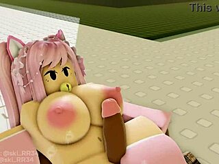 Pink haired girl takes big cock pounding