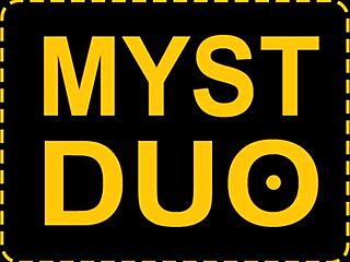 Playing with hot cum dripping on my big natural tits feels so good myst duo