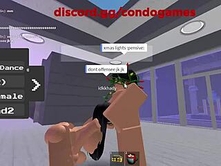 another roblox girl gets anal pussy pounded hard