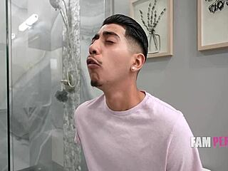 cute stepsis rides my cock like a canvas