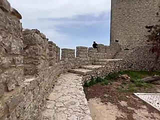 Curvy Brazilian Couple Fucks Wild in European Castle