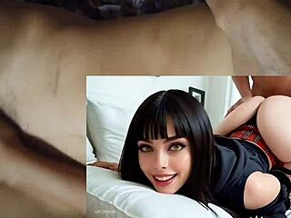 Step Daddy Pounds 18yo Schoolgirl Uniform Rough Anal Fuck