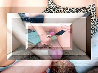 18+ Asian Babe Bent Over Doggystyle Creampie First Time Fuck