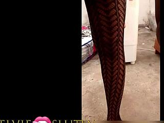 Watch this solo girl get dominated rough outdoors on webcam!!