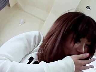 petite japanese teen's bushy pussy seduces uncle for defloration creampie