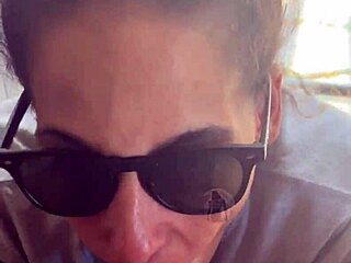 Lightskin ebony teen slut blows BF's friend facial cumshot