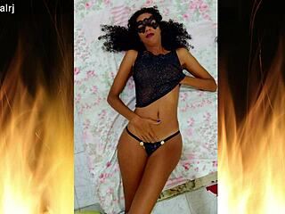 jade's juicy shaved brazilian pussy flashes tight for hubby's close-up