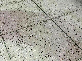 Home Maid's Big Ass Exposed While Cleaning Floor for Anal Fuck!