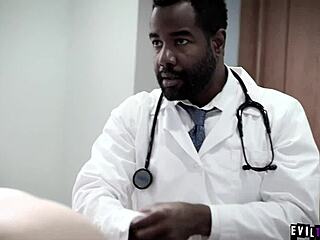 ebony doctor tyler knight turns teen patient maddy o'reilly's exam into hardcore anal pounding