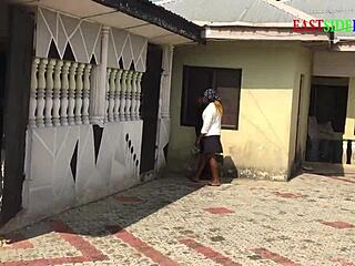 Church site turns into hardcore doggystyle creampie bang with ebony bbw!