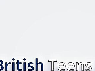 british 18 year old neighbor in lingerie teases first time handjob orgasm