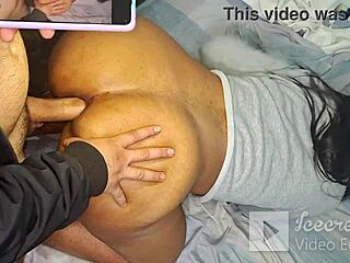 morena colombiana grita de placer con mi verga profunda en su culo