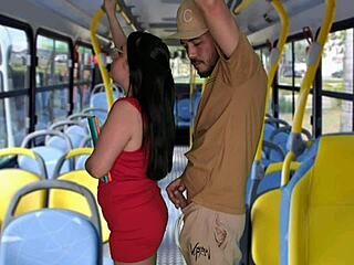 Student groped and fucked on crowded bus