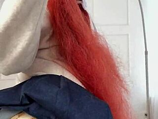 Petite redhead college girl spanked hard in private uniform punishment party?