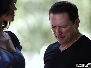 stepdaughter's ass stretched by stepdad cock and stepmom strapon?