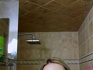 Drop-Dead Gorgeous Blonde Takes Steamy Daddy Shower Interview