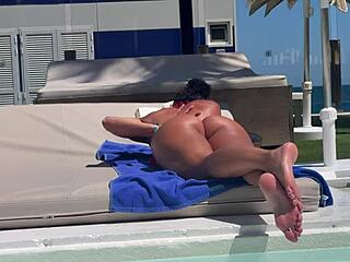 Spying Hot Tourist's Best Ass Fuck Her Room