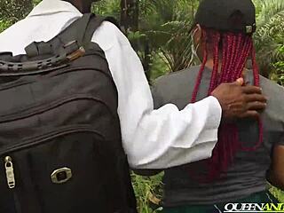 Doctor and student caught fucking rough in bush with big cocks