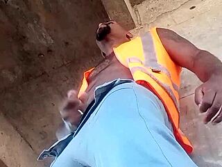 worker films outdoor public masturbation on site