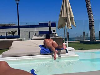 Spying Hot Tourist's Best Ass Fuck Her Room