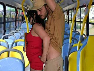 Student groped and fucked on crowded bus