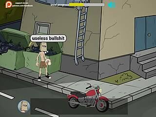 Fuckerman Parodies Campus Life with BBW Futanari Milf