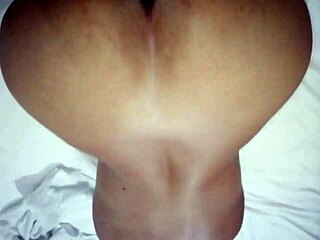 he displays his massive buttocks close-up