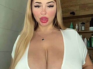 Adult Milf Caresses Her Huge Natural Saggy Tits