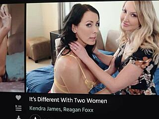 Adult Time - Aidra Fox Seduces Kenna James Into Face-Sitting Lesbian Scissoring