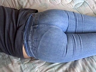 stepmom's big ass and panties make me cum so hard i can't hold back