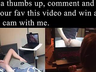 french cam girl flashes tits and jerks you off to explosion