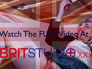 massive lactating student milks huge cumshot on table