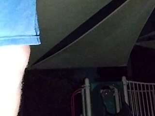 Skinny Fitness Roommate Works Out In Dorm