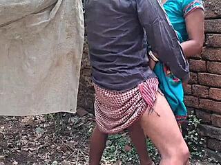 desi wife takes anal creampie from neighbor boys outdoors