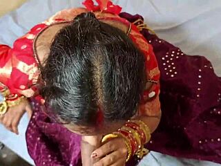 Bro pulls sali blouse on bed lehenga