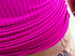 morena big ass flashes dress balcony fuck tease