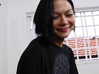 damn this japanese neighbor wife deepthroats my cock all the way down pov