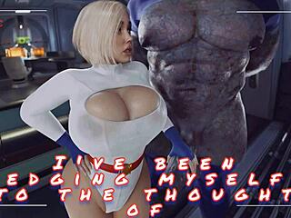 Darkseid's Monster Cock Boldly Breeds Busty Power Girl Hard