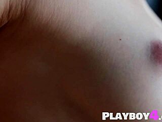 auburn teen strips petite body naked for playboy