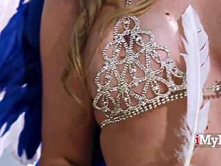 Bunny Madison rides Jayden Marcos cowgirl big tits milf style