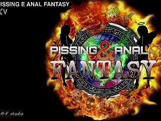 blonde catwoman rims balls then squirts anal creampie