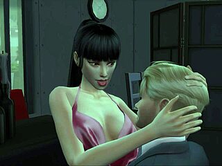 heartbroken over table for three as cuckold watches wife with monster cock