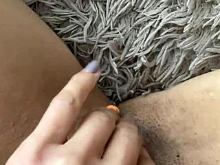 Slutty amateur babe squirts toys orgasm for boyfriend creampie pov