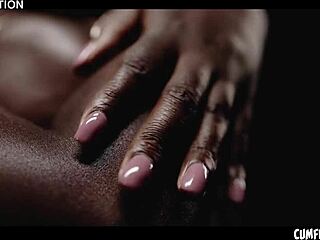 Extreme Interracial Cumflation Fills Zaawaadi's Sexy Black Pussy With Loads