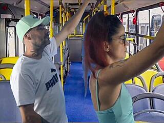 Japanese Crossdresser Fucked Hard on Public Bus Ride