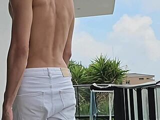 tommy cabrio fucks me hard balcony neighbors watch