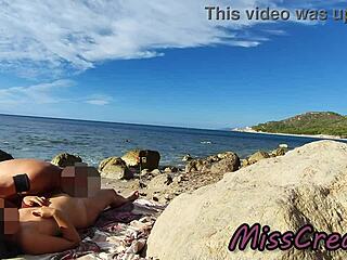 Wife groped and fucked by strangers on nude beach