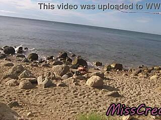 Wife groped and fucked by strangers on nude beach