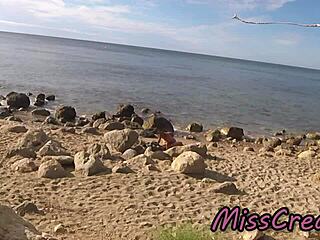 Wife groped and fucked by strangers on nude beach