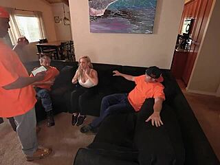 helpers rush through the big move out day